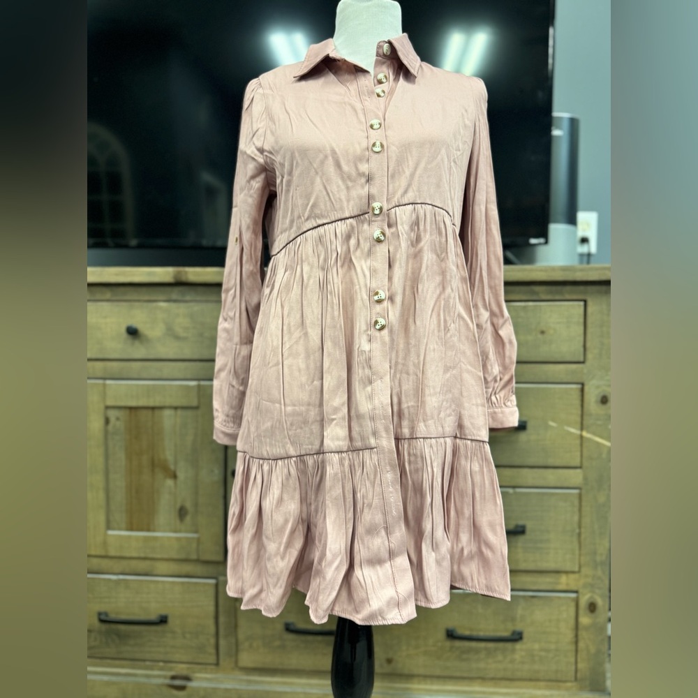 Women’s Pink Available Anthropologie Brand Size Medium Dress MSRP‎ $98